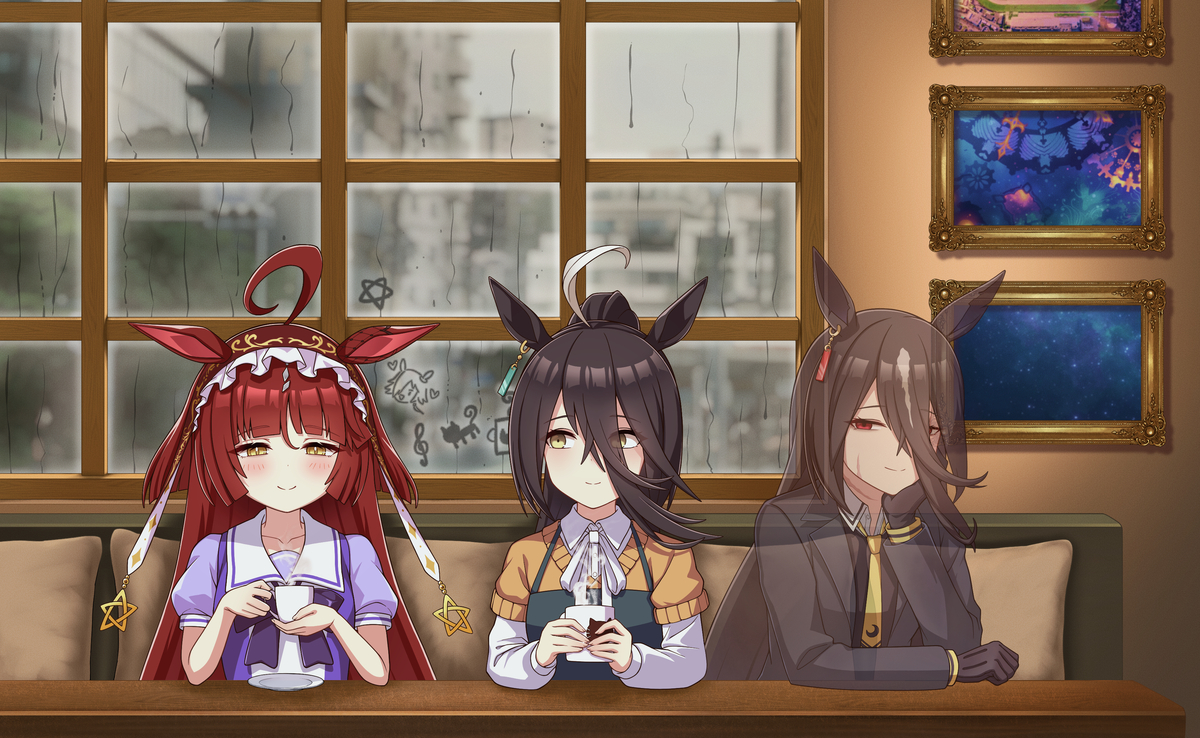This is a pixiv picture whose title is CAFE.
