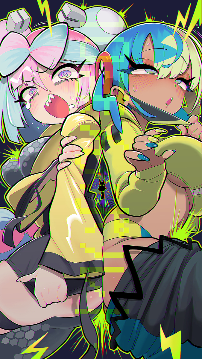 This is a pixiv picture whose title is ナンジャモ＆カナリィ.