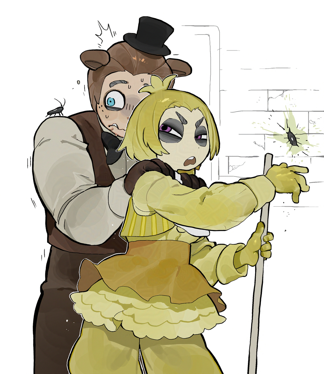 This is a pixiv picture whose title is 바퀴벌레와 5일밤.