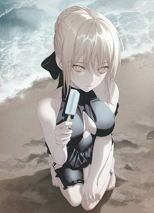 This is a pixiv picture whose title is 🍧.