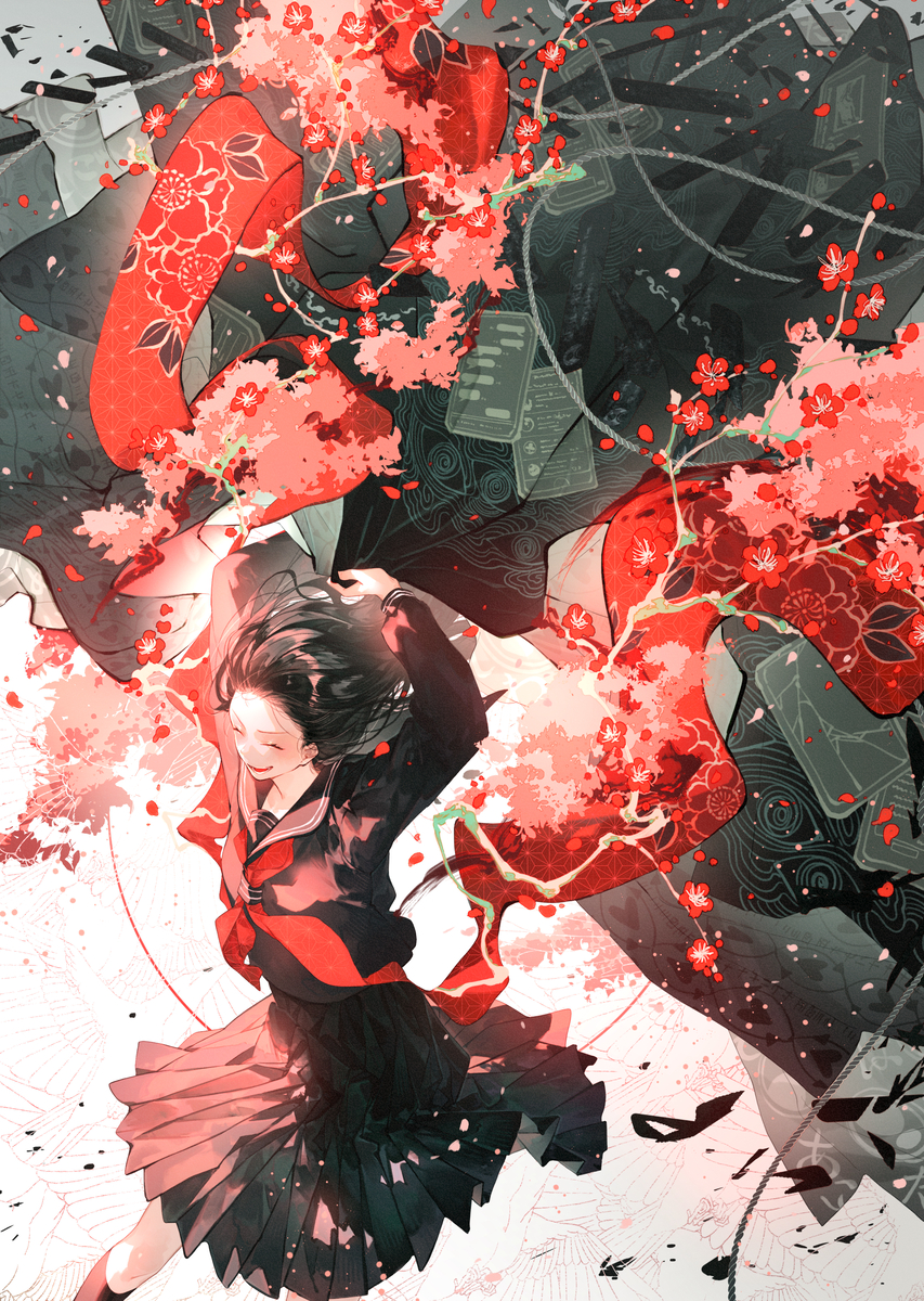 This is a pixiv picture whose title is 空蝉の羽化.