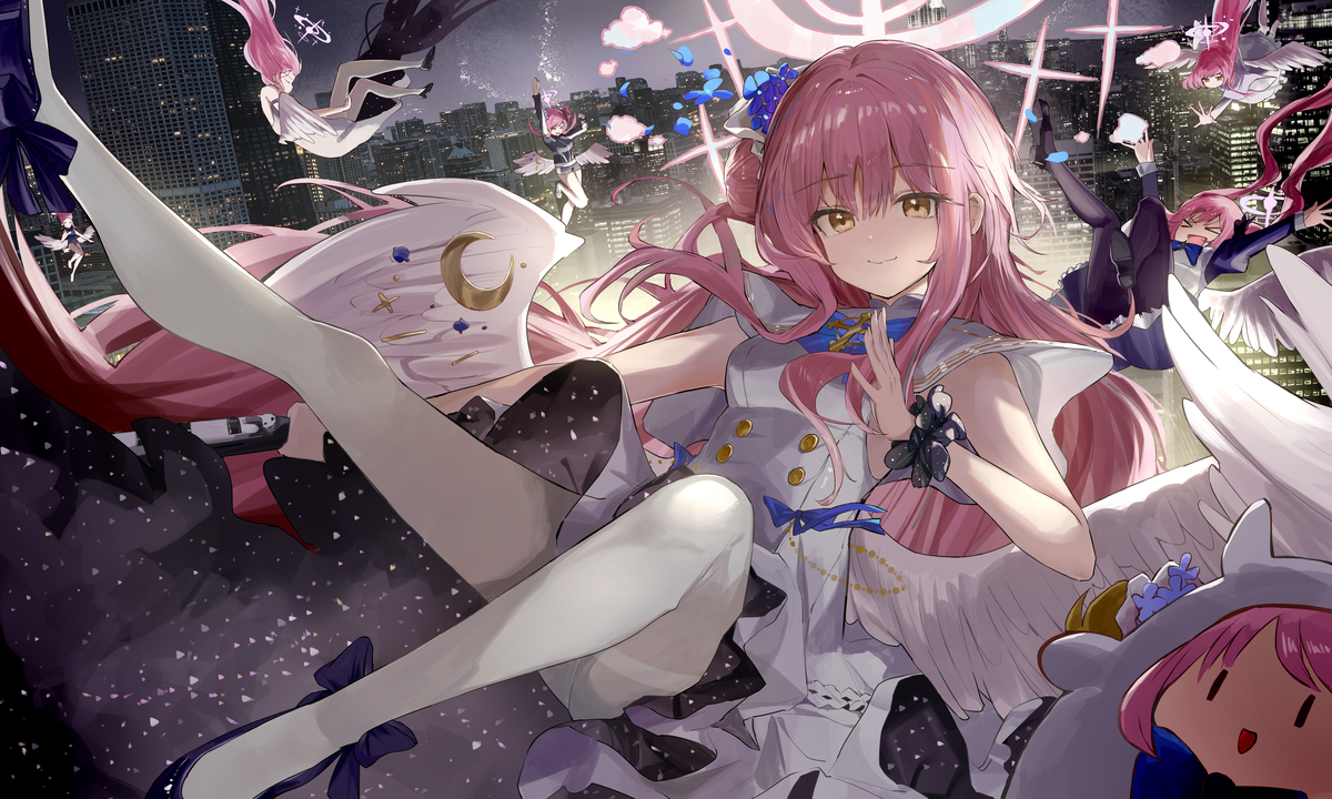 This is a pixiv picture whose title is mika rain.