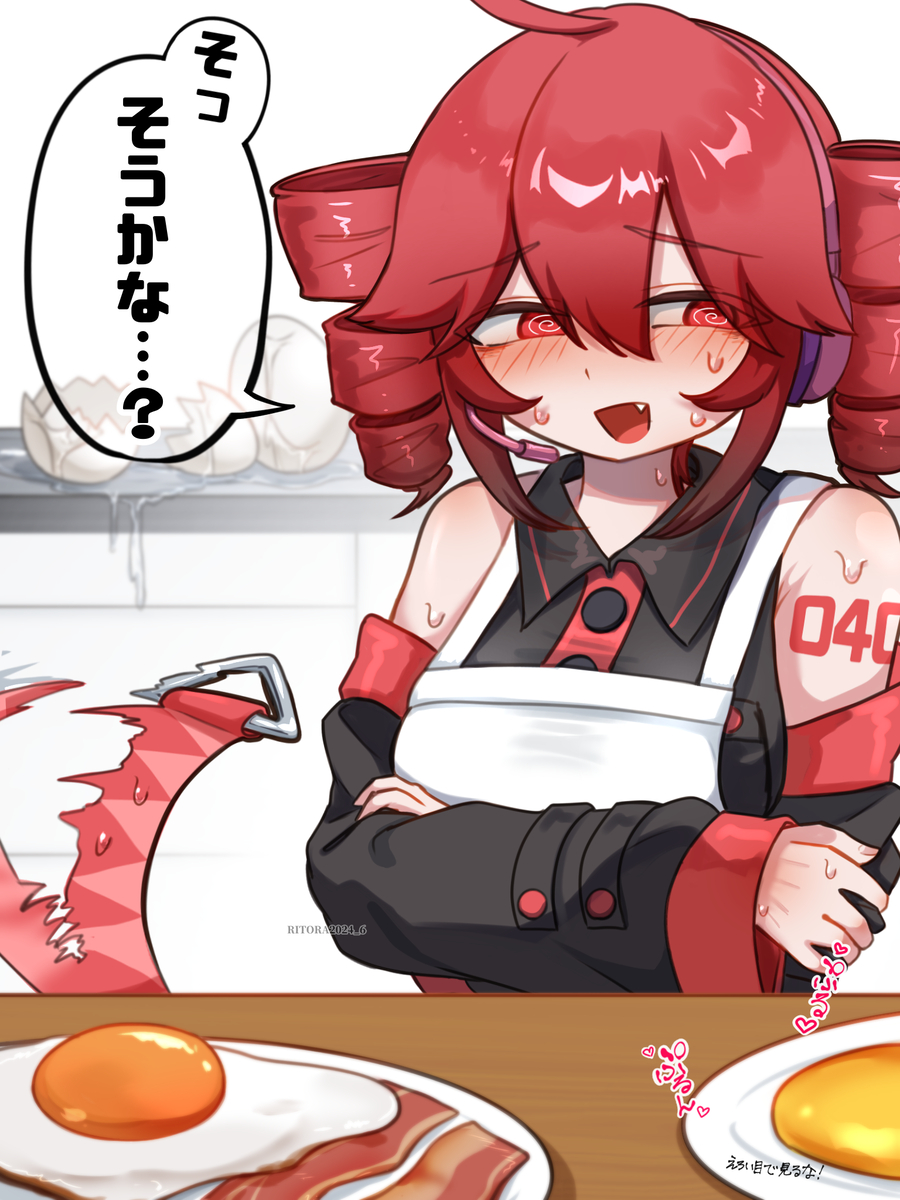 This is a pixiv picture whose title is なんか最近卵料理多くないですか？.