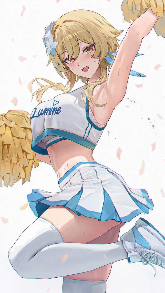 This is a pixiv picture whose title is チアガール.