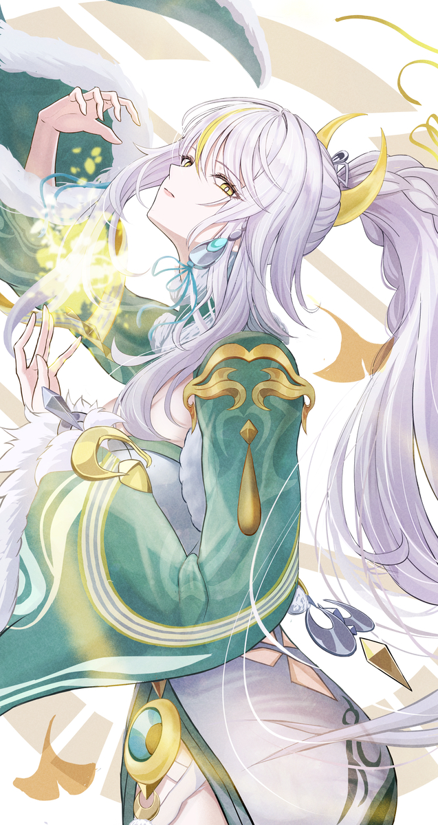 This is a pixiv picture whose title is 兹白さん.