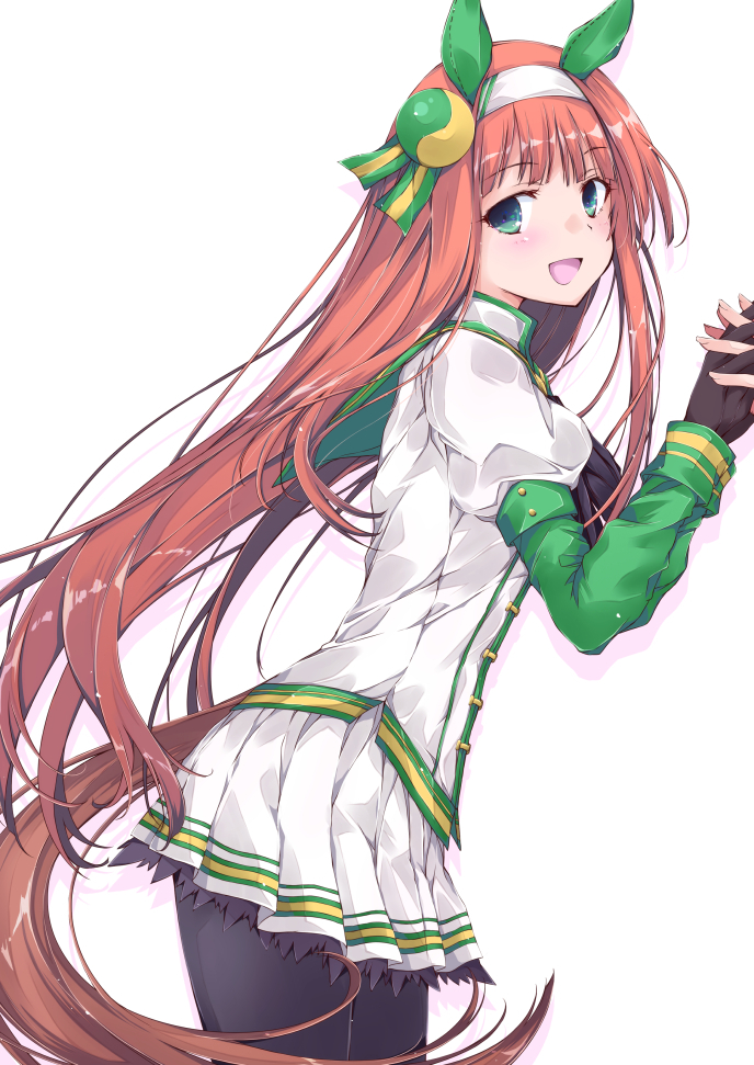 This is a pixiv picture whose title is 勝負服スズカさん.