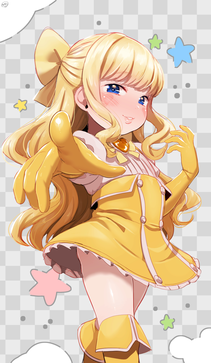 This is a pixiv picture whose title is YELLOW MAGICAL GIRL.