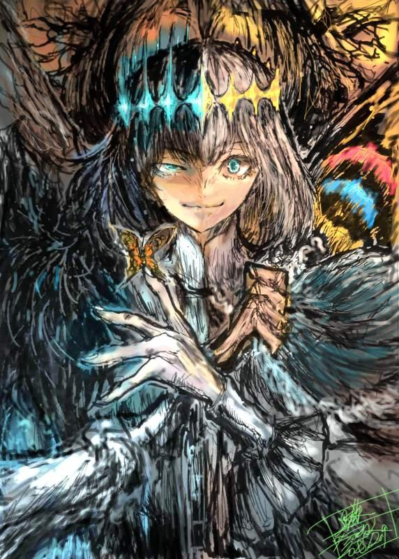 This is a pixiv picture whose title is 妖精王オベロン.