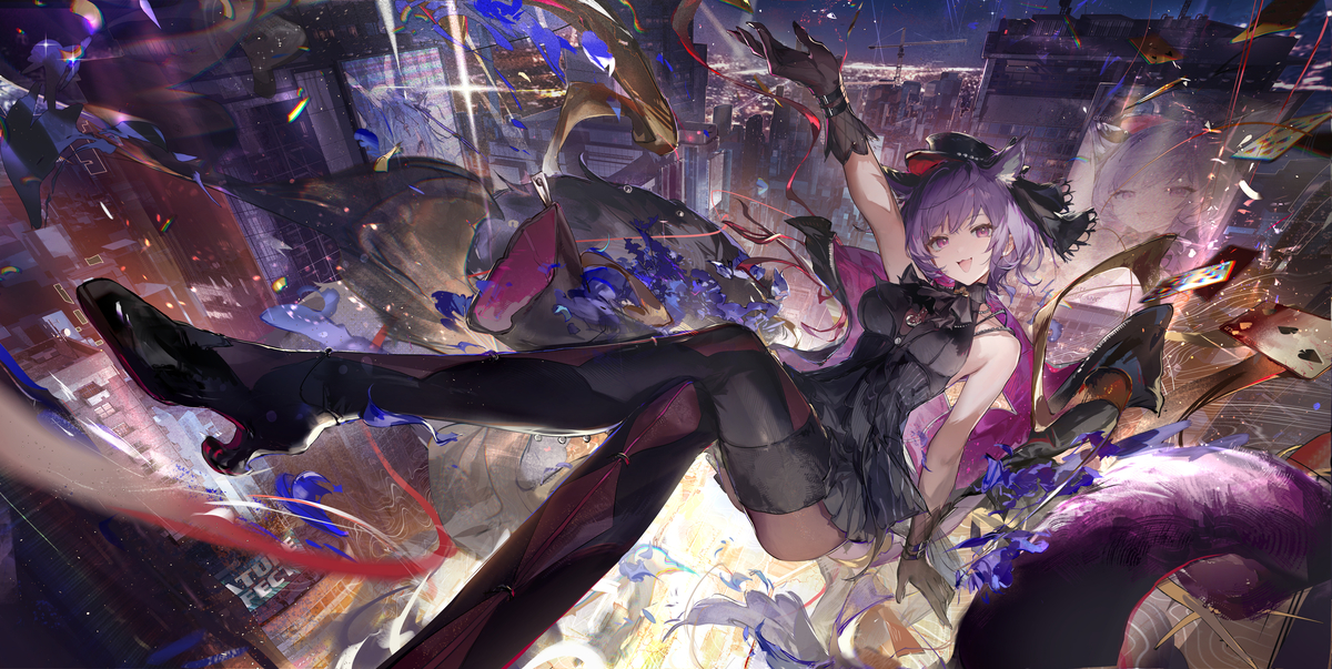 This is a pixiv picture whose title is 💜.