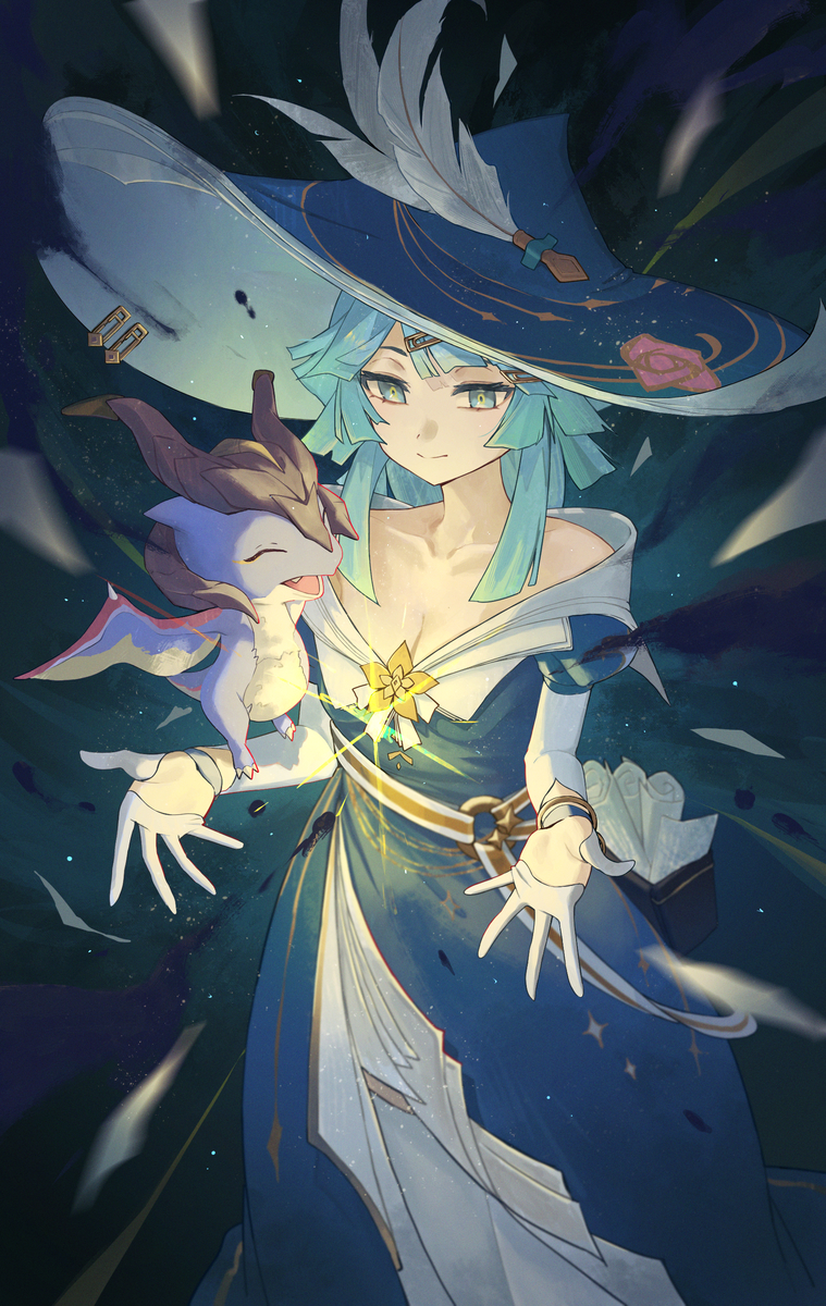 This is a pixiv picture whose title is 魔女Mからの贈り物.