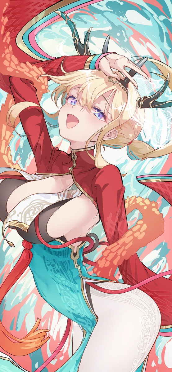 This is a pixiv picture whose title is 白と舞う.