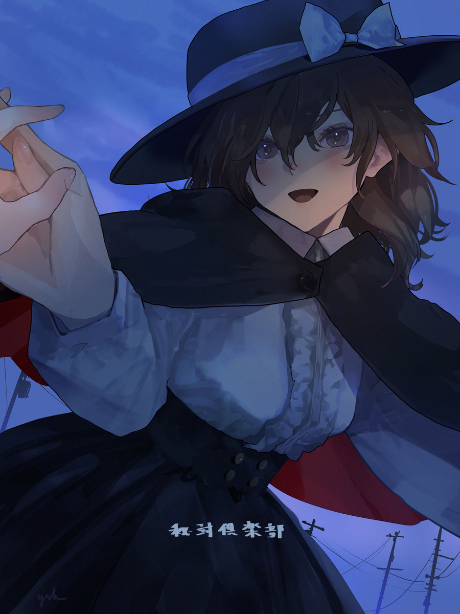 This is a pixiv picture whose title is 秘封.