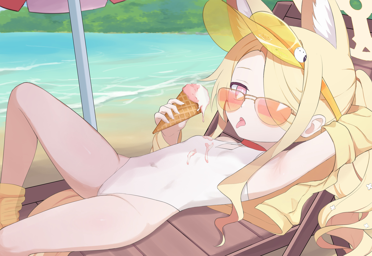 This is a pixiv picture whose title is Seia ice cream.