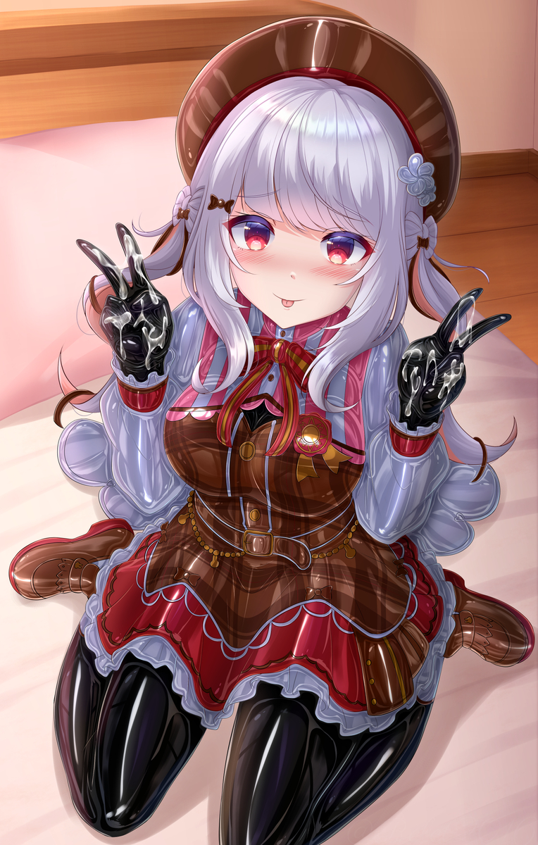 This is a pixiv picture whose title is 【Skeb】ラバー天城てん.