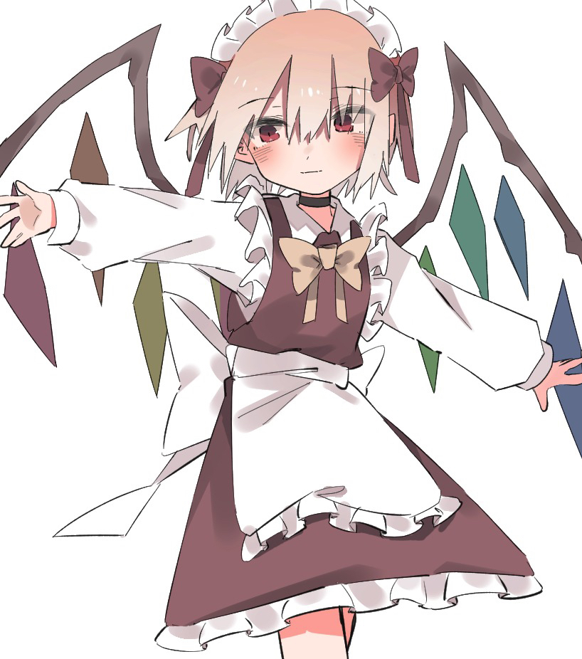 This is a pixiv picture whose title is メイドフランちゃん.