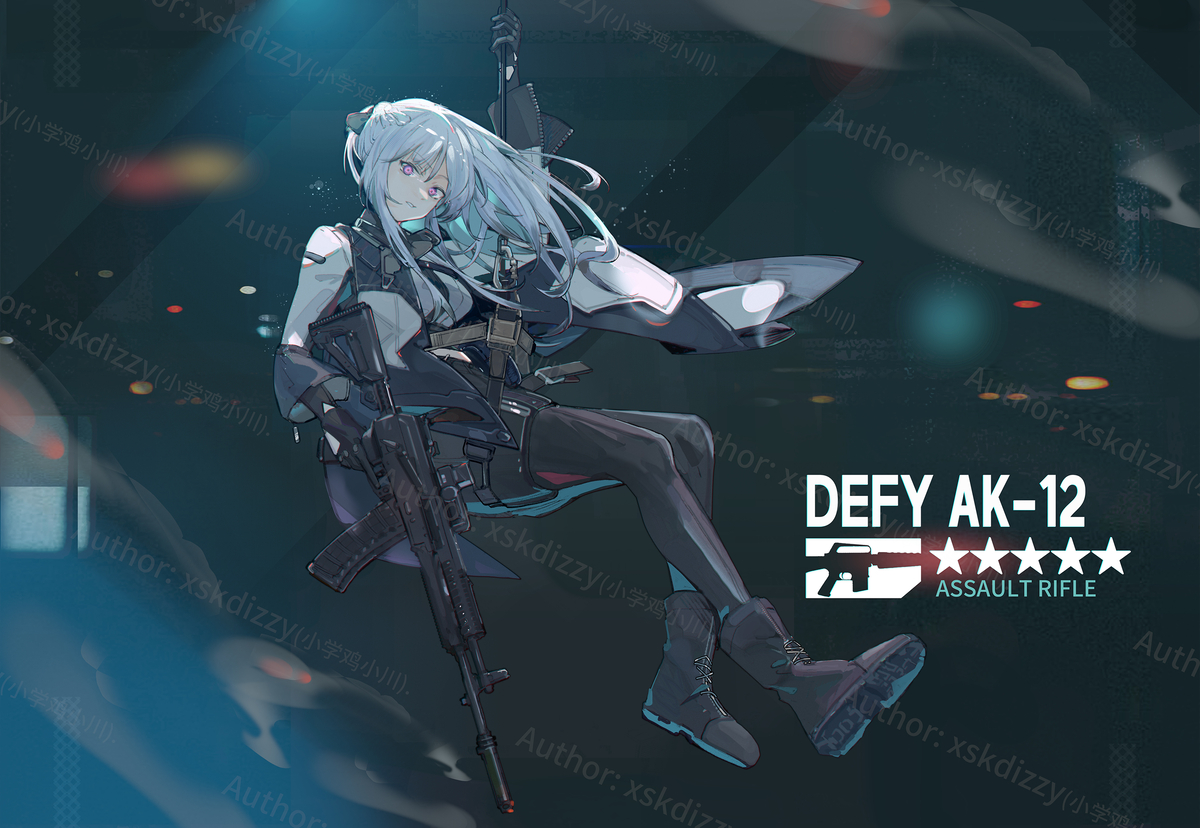 This is a pixiv picture whose title is AK12 降下.