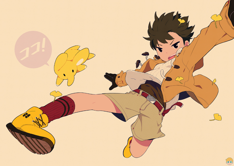 This is a pixiv picture whose title is 秋どこ！.