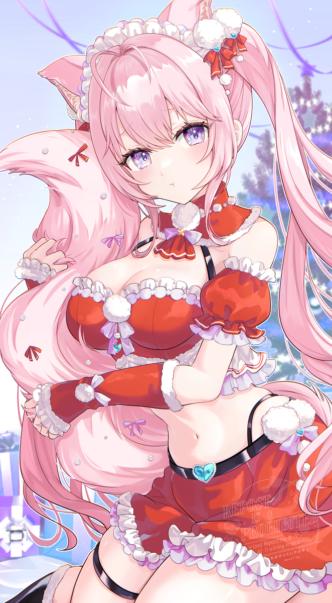 This is a pixiv picture whose title is クリスマスこよちゃん.