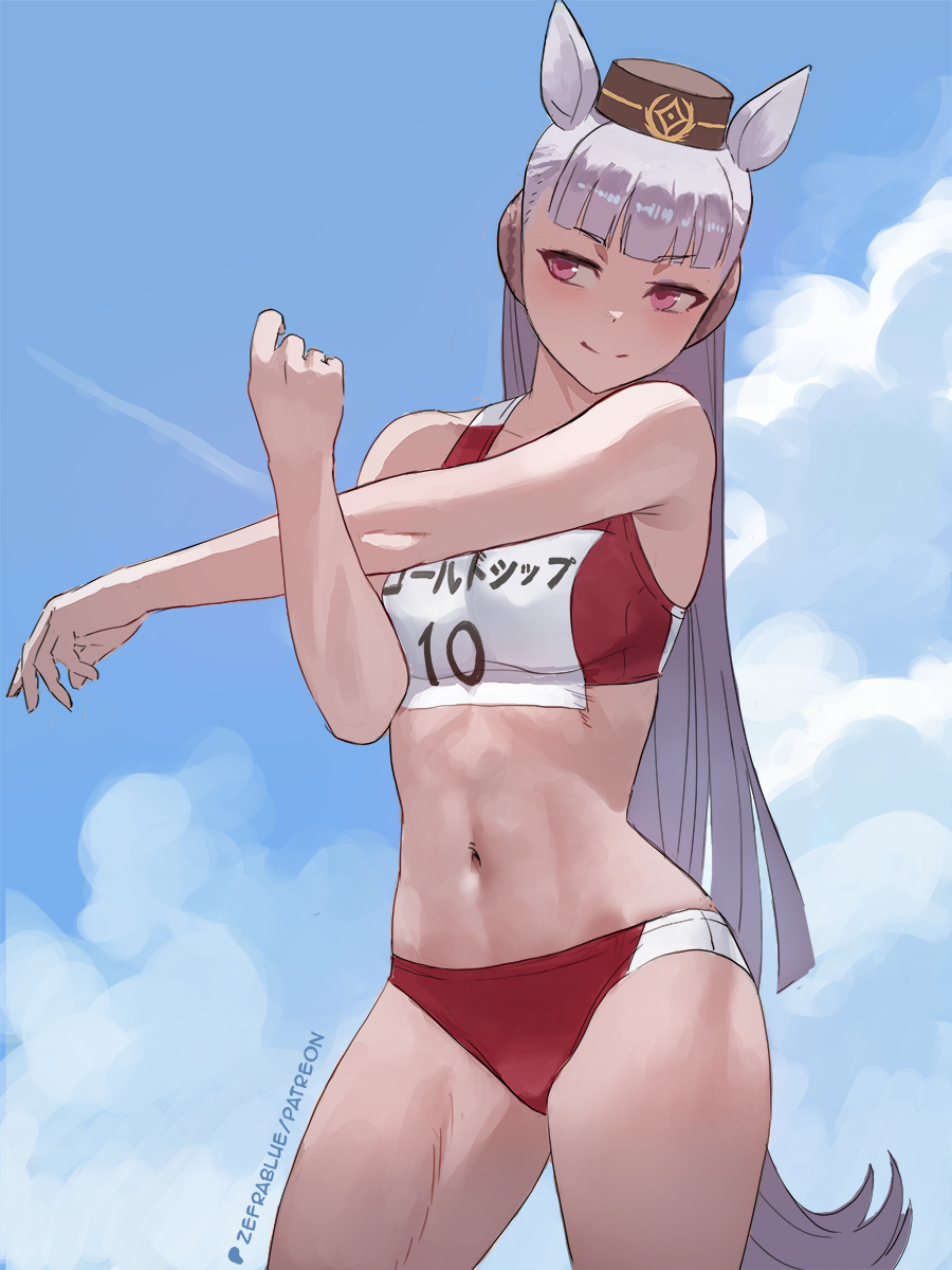 This is a pixiv picture whose title is ゴールドシップ.