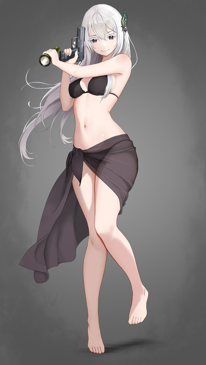 This is a pixiv picture whose title is 武装.