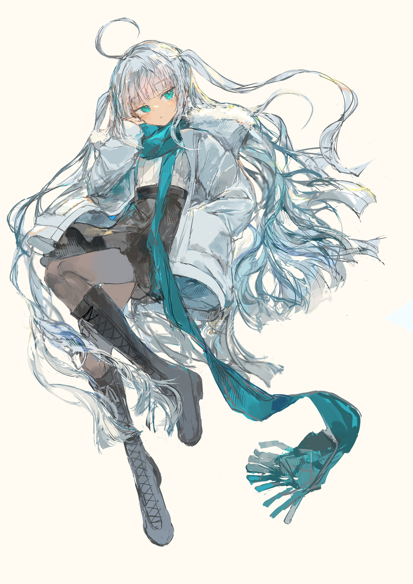 This is a pixiv picture whose title is ❄️.