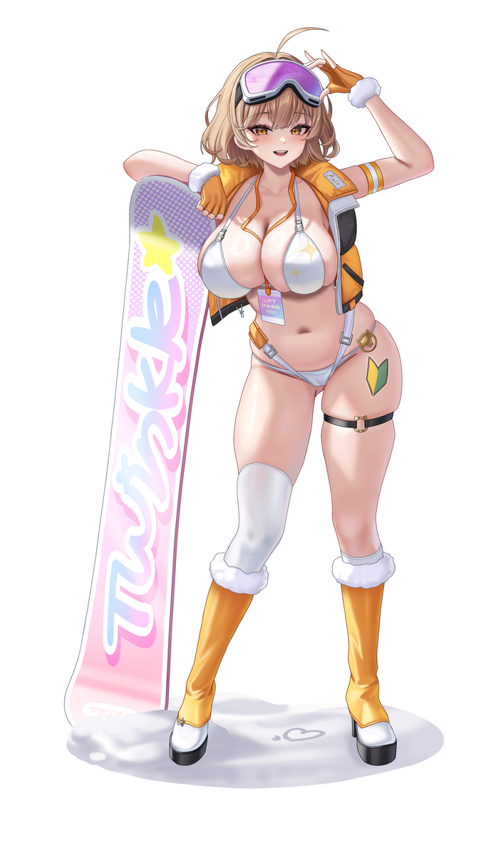 This is a pixiv picture whose title is アニス：ゲレンデ★スター.