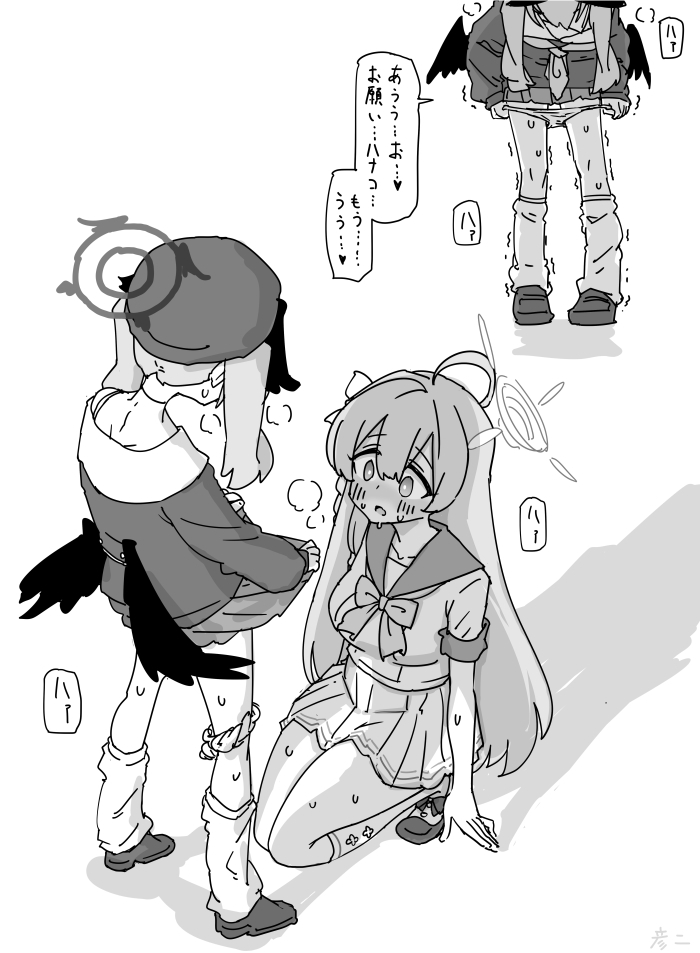 This is a pixiv picture whose title is 最近描いた絵とか.