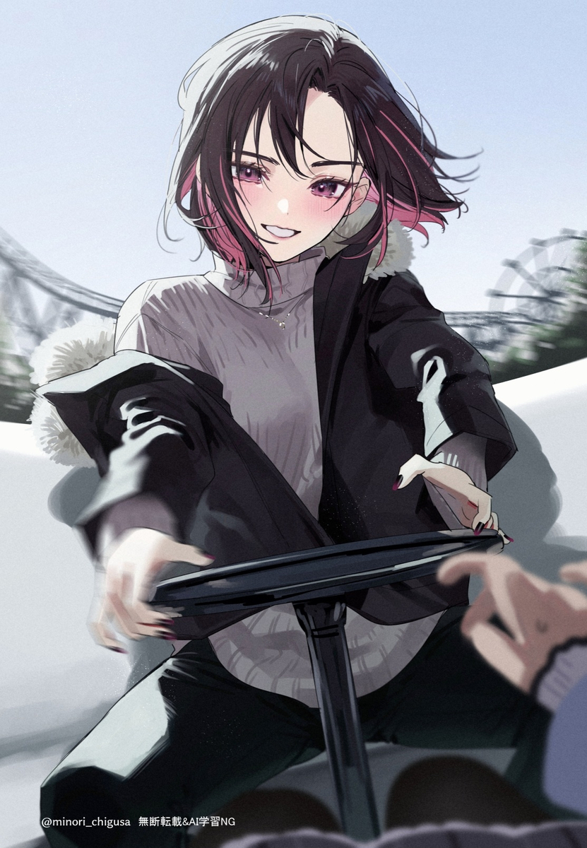 This is a pixiv picture whose title is ｢逆回転にしたら酔い覚めてきただろ？｣.