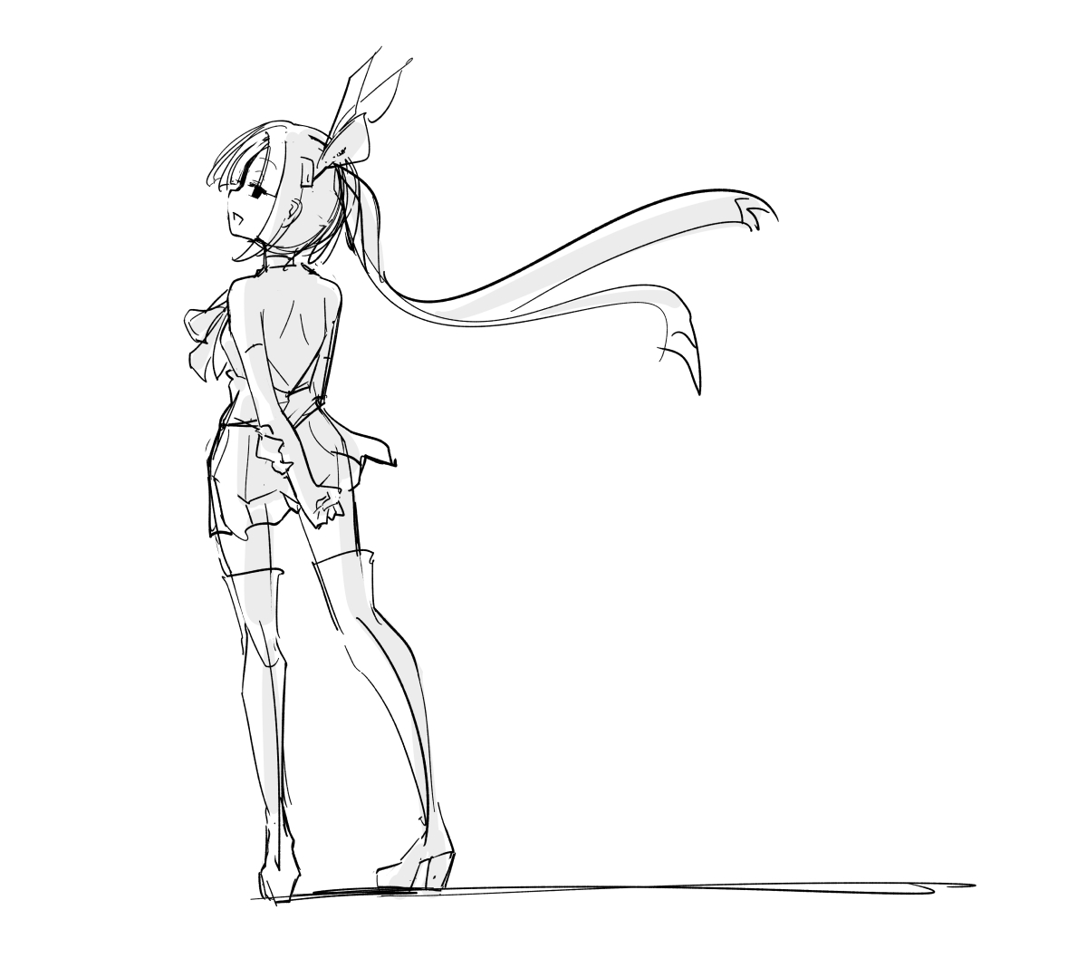 This is a pixiv picture whose title is 「悪くないと思いますよ」.