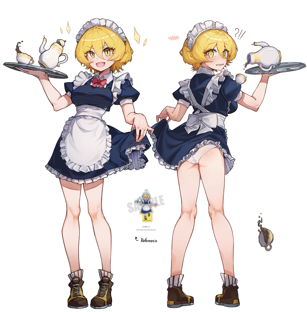 This is a pixiv picture whose title is メイド ドンキ.