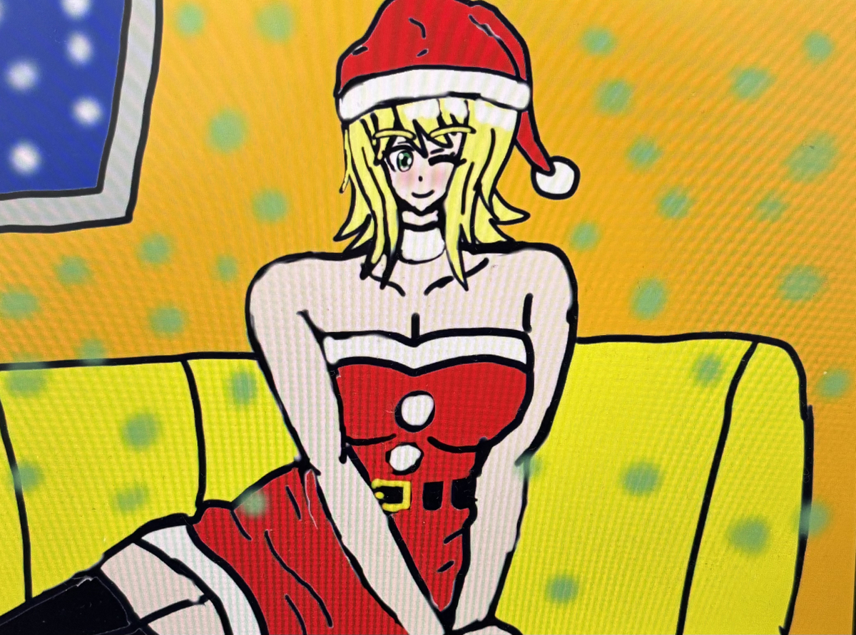 This is a pixiv picture whose title is サンタ切ちゃん💕🎄.