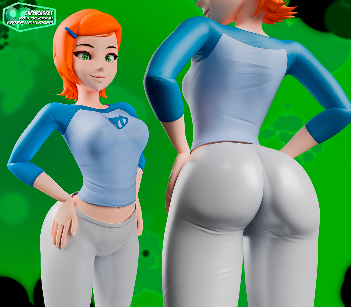 This is a pixiv picture whose title is Gwen Tennyson V2 Showcase.