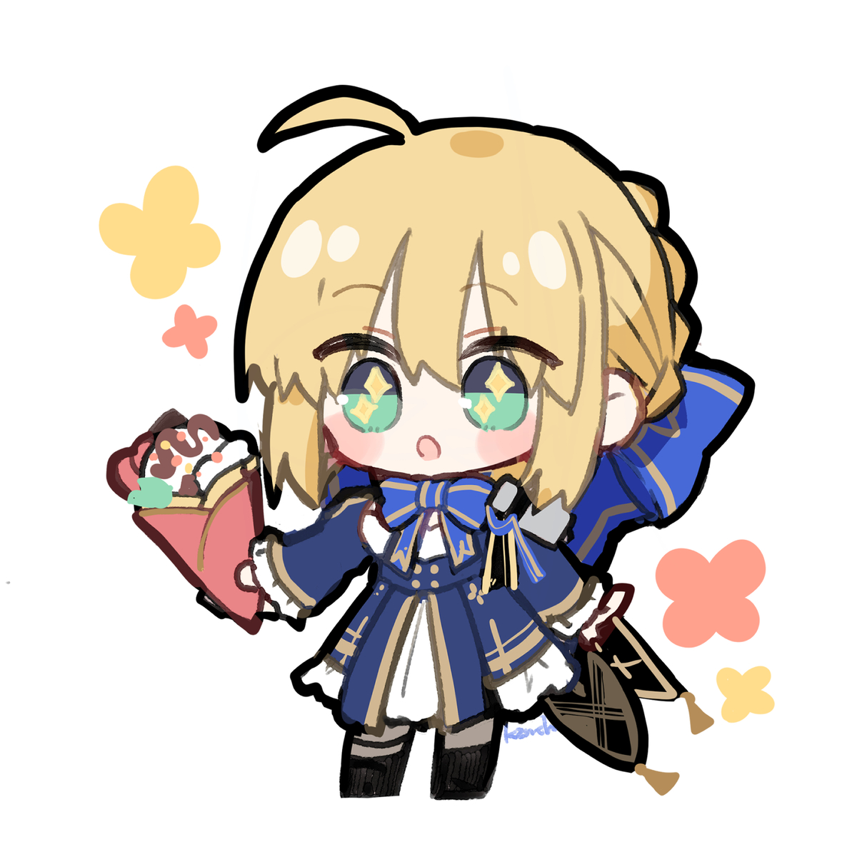 This is a pixiv picture whose title is セイバーさん（スタレのすがた）.