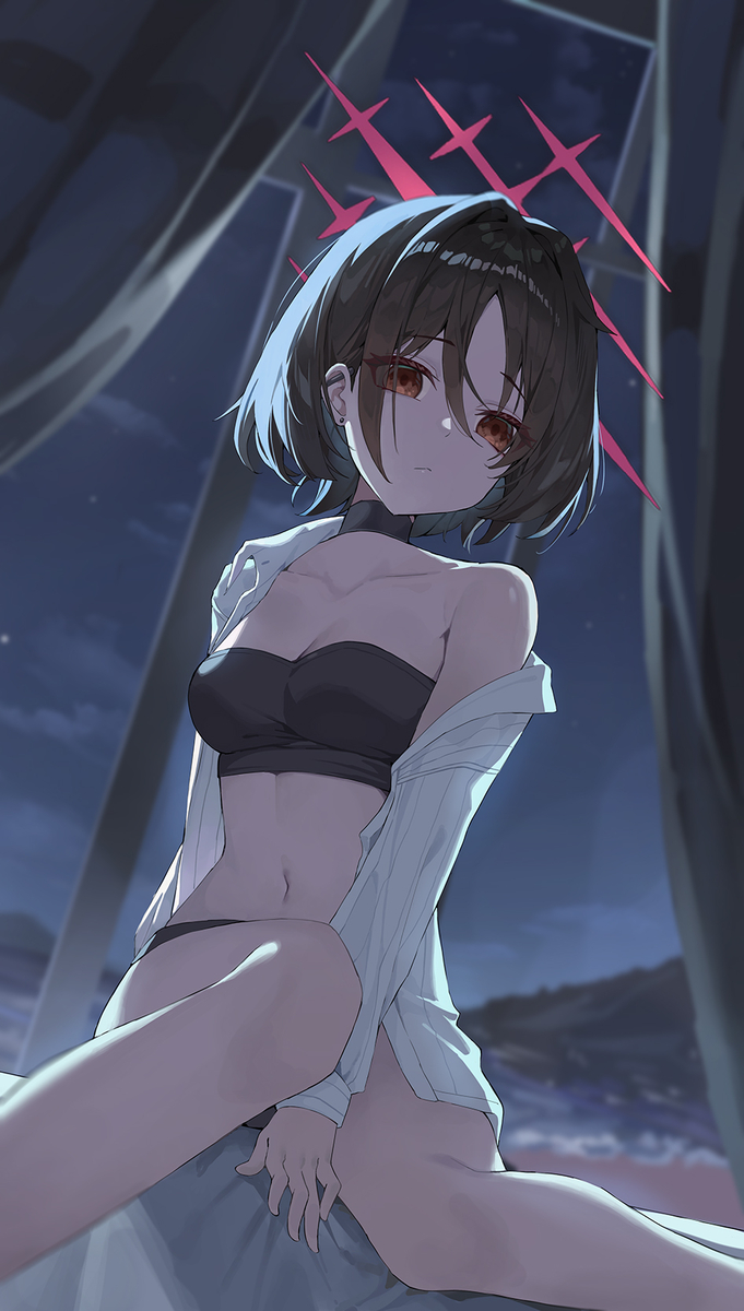 This is a pixiv picture whose title is ミサキ.