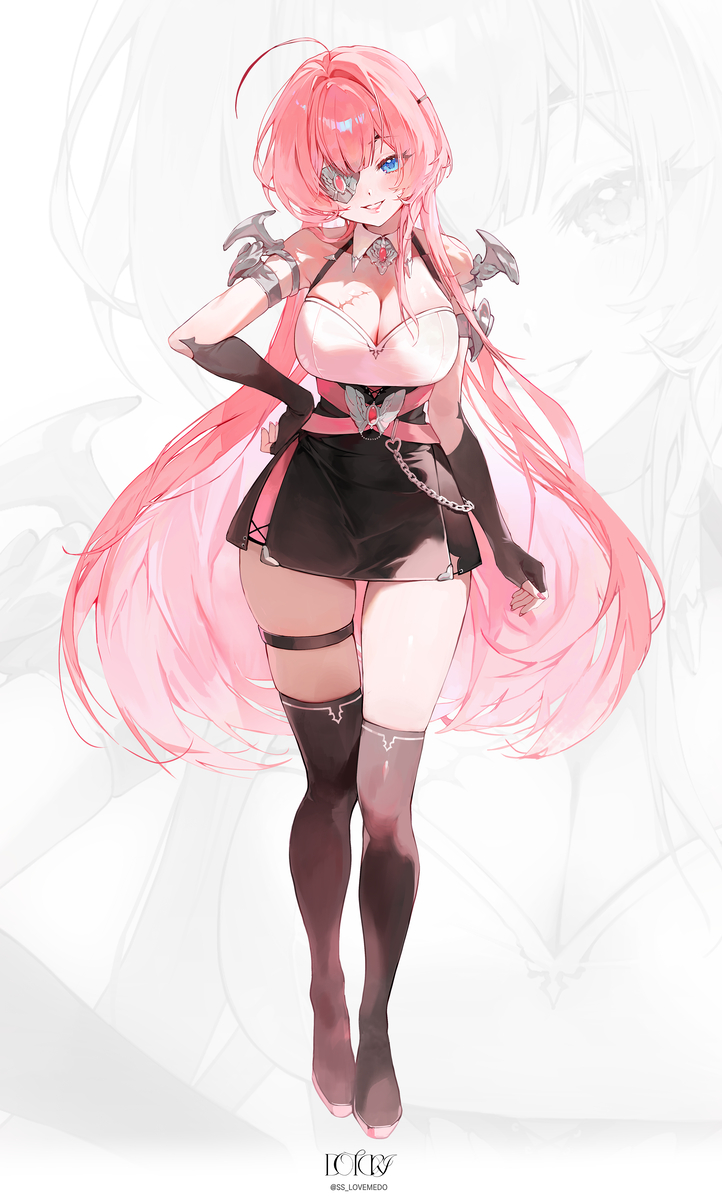 This is a pixiv picture whose title is OC.