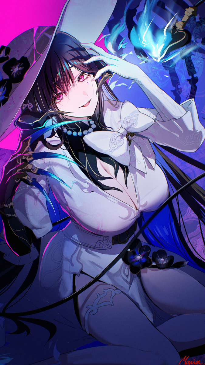 This is a pixiv picture whose title is 裏切りの花.