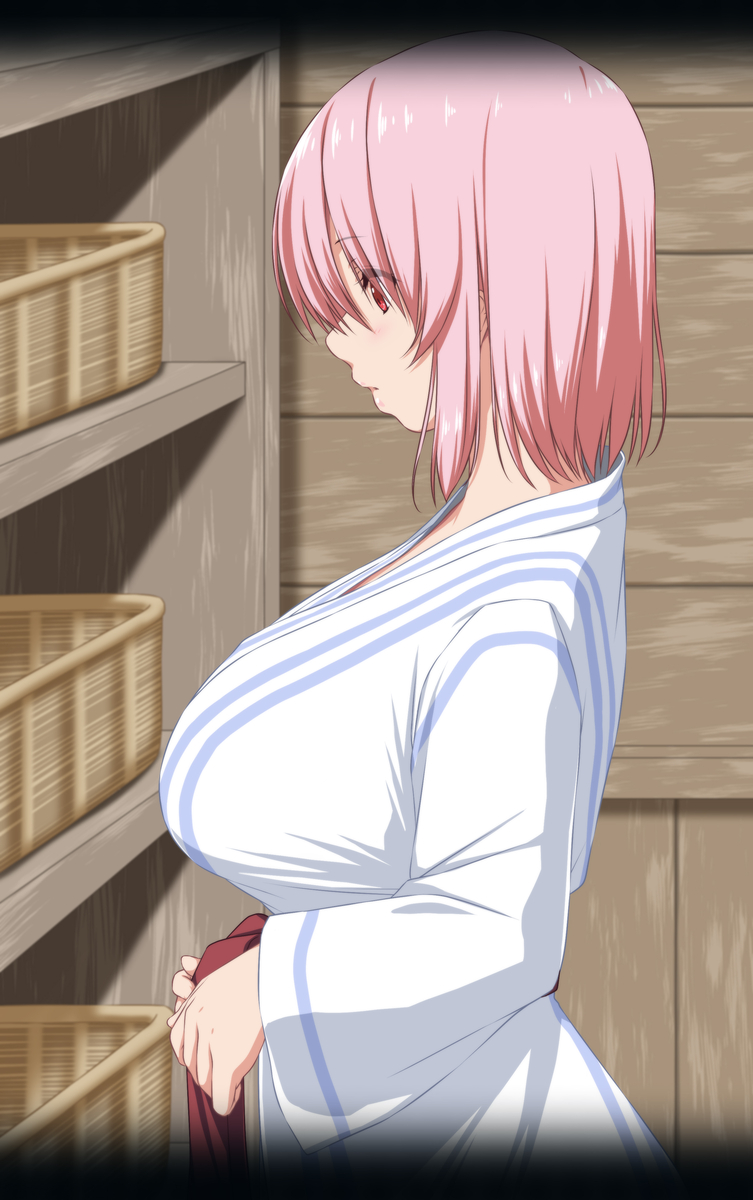 This is a pixiv picture whose title is 温泉幽々子様.