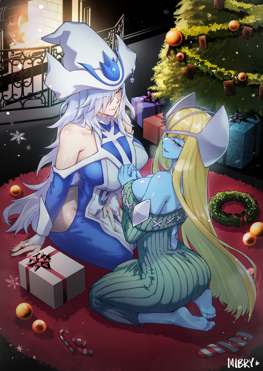 This is a pixiv picture whose title is Silent Night, Holy Night.
