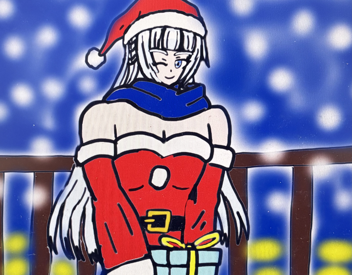 This is a pixiv picture whose title is サンタシュネーちゃん🤶💕.