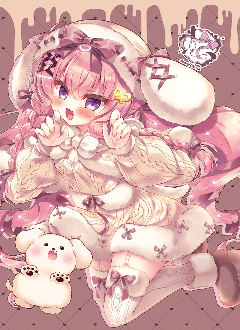 This is a pixiv picture whose title is わんわんお！.