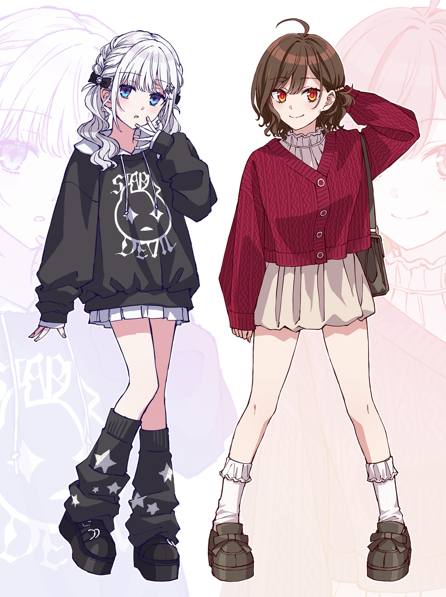 This is a pixiv picture whose title is 着せたい服着せた👿✨🛡🌞.