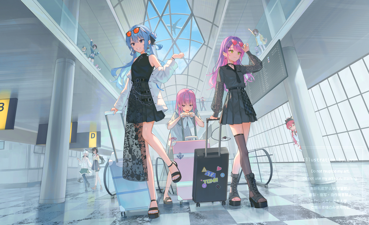 This is a pixiv picture whose title is エアリアル.