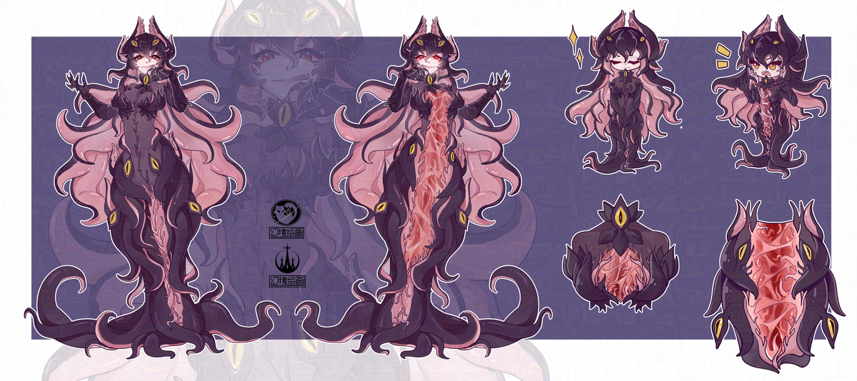 This is a pixiv picture whose title is 吞噬者的构造.