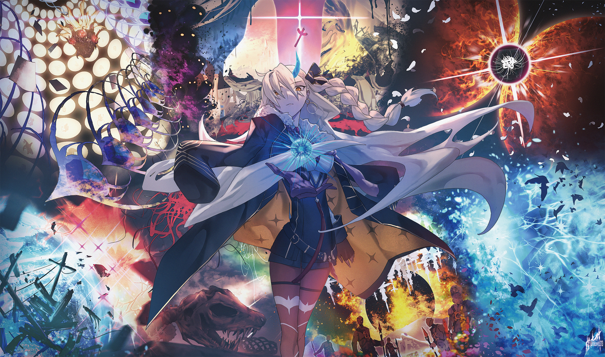 This is a pixiv picture whose title is すでに過ぎし人理の終.