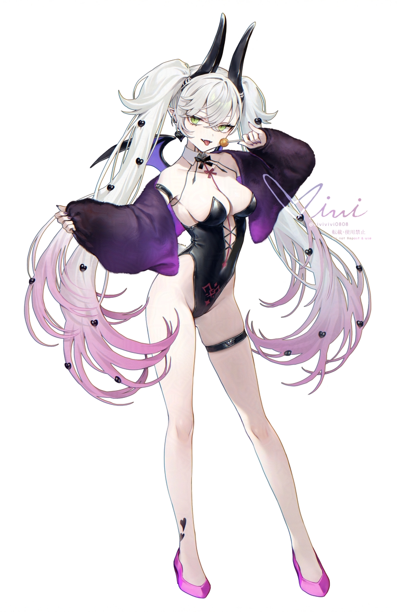 This is a pixiv picture whose title is 【FGO】リリス×バニー.