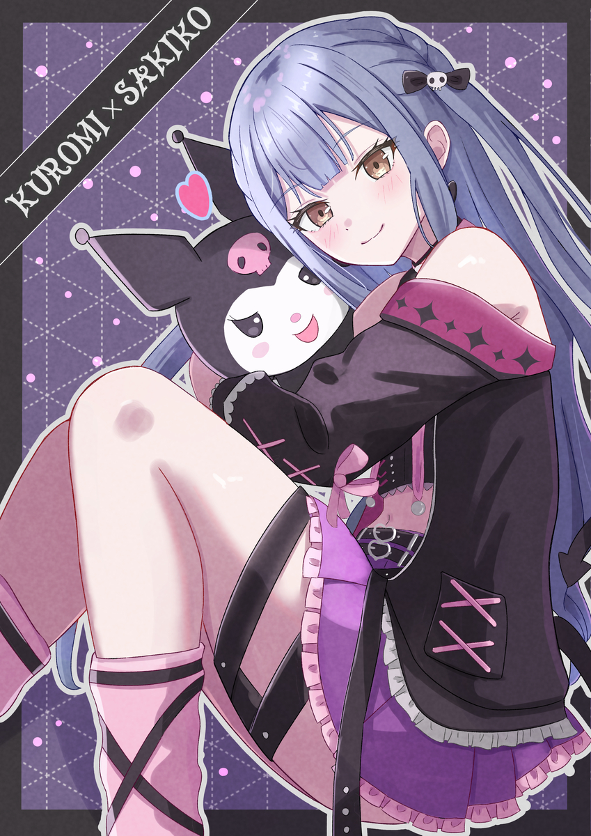 This is a pixiv picture whose title is 祥子✕クロミ.