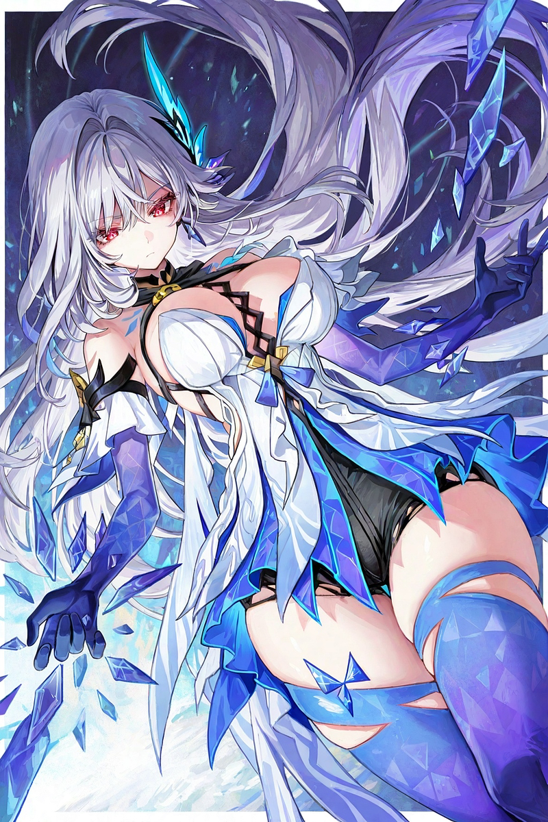 This is a pixiv picture whose title is スカーク／Skirk.