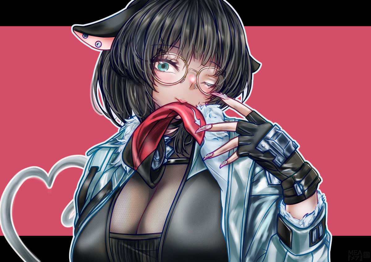 This is a pixiv picture whose title is 🐭.