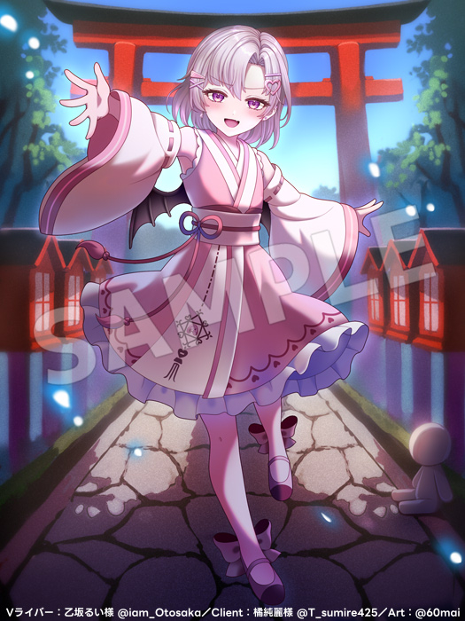 This is a pixiv picture whose title is 新衣装 乙坂るい様.