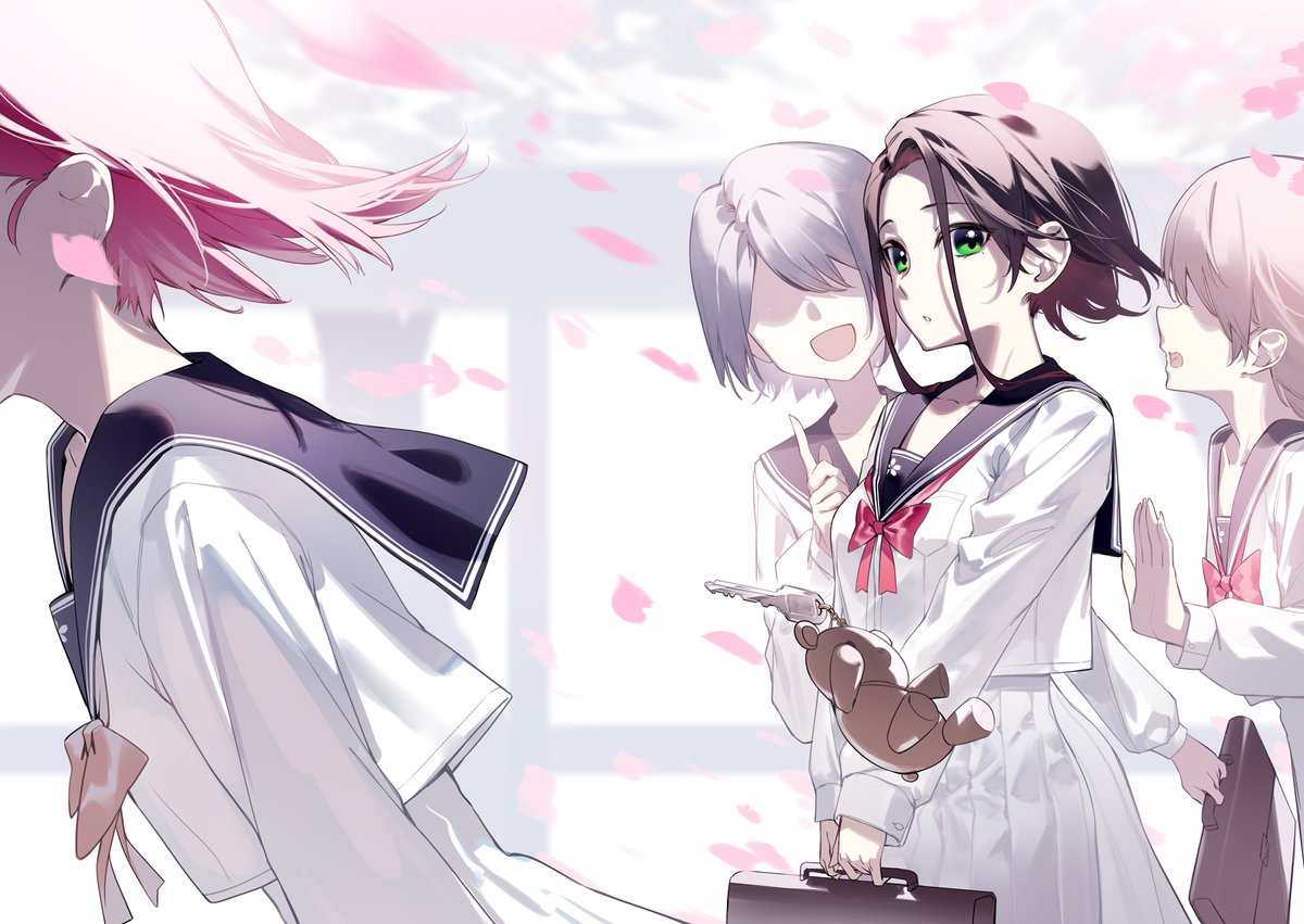 This is a pixiv picture whose title is あ、落ちて.